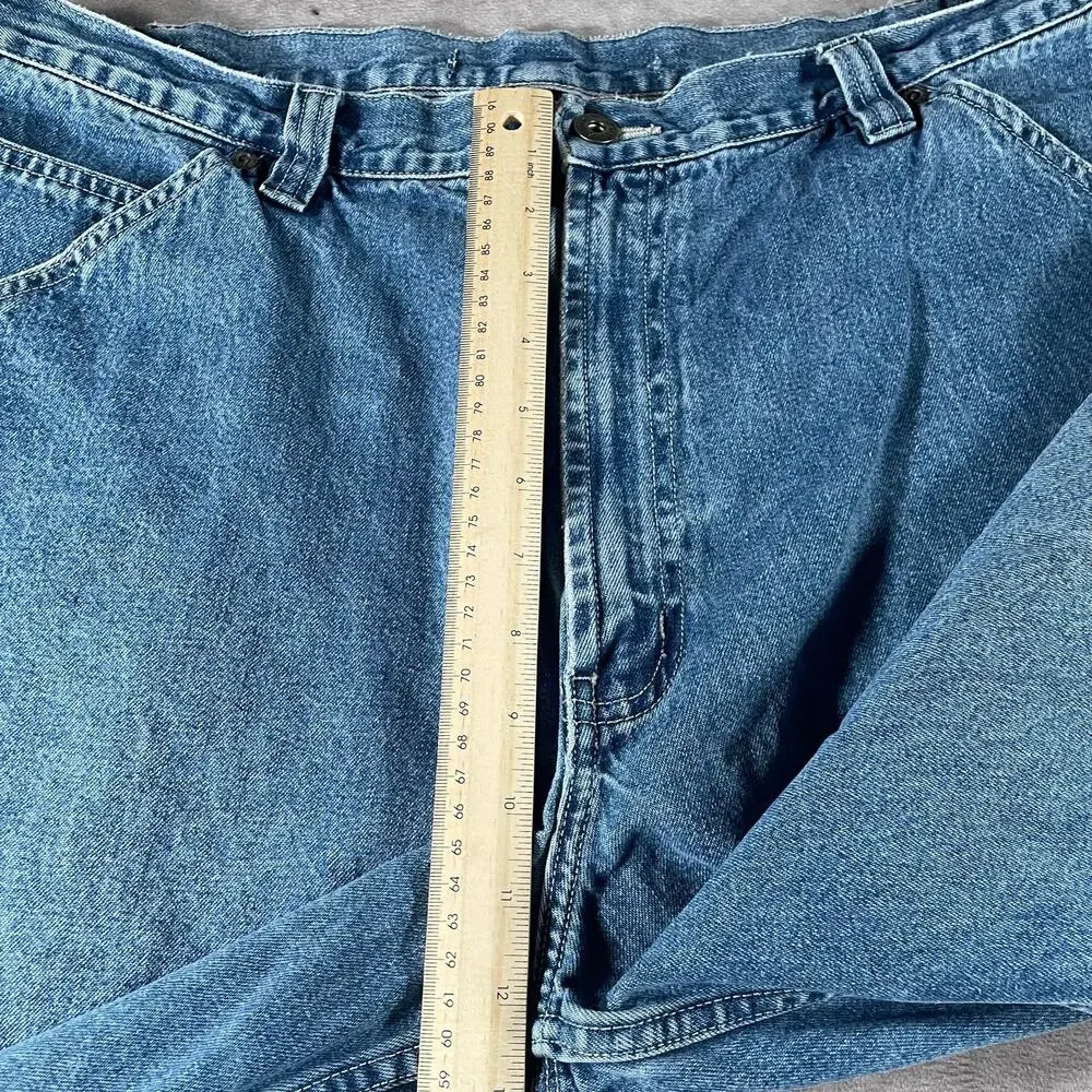 Vintage Y2K Arizona Dark Wash Carpenter Shorts Waist 36”